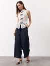 Чорні лляні штани Banana Linen Black 428 з преміального льону