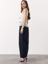 Чорні лляні штани Banana Linen Black 428 з преміального льону
