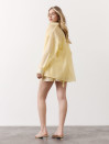 Желтый костюм тройка из тенсела Tencel Breeze Set 346