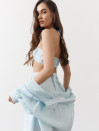 Голубой костюм тройка Tencel Breeze Set