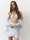 Голубой костюм тройка Tencel Breeze Set