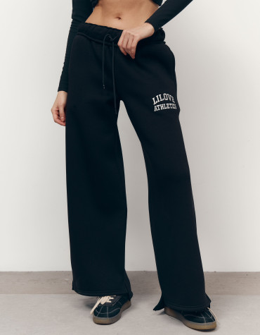 Черные спортивные штаны 385 Lilove Athletics