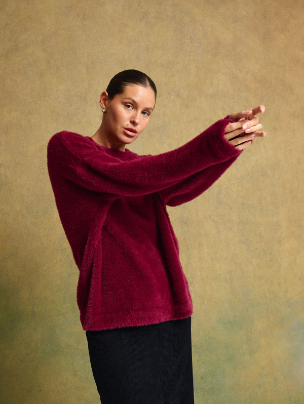 Женский свитер из альпаки "Soft Cloud Sweater"