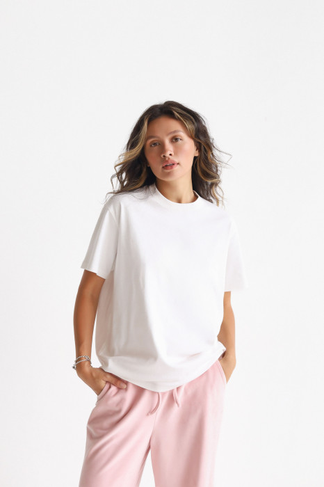 Женская базовая футболка из трикотажа Soft Basic