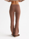 Коричневые женские брюки клеш "Ease Flare"