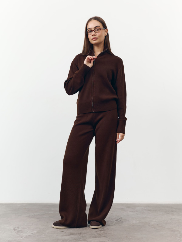 Вязаный костюм 470 "Soft Haven Knit Set - Chocolate"
