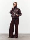 Женская стеганная куртка Dark Chocolate Cocoon Jacket 466 с екопухом Женская стеганная куртка Dark Chocolate Cocoon Jacket 466 с екопухом