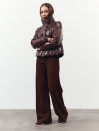 Женская стеганная куртка Dark Chocolate Cocoon Jacket 466 с екопухом Женская стеганная куртка Dark Chocolate Cocoon Jacket 466 с екопухом