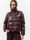 Женская стеганная куртка Dark Chocolate Cocoon Jacket 466 с екопухом Женская стеганная куртка Dark Chocolate Cocoon Jacket 466 с екопухом