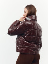 Женская стеганная куртка Dark Chocolate Cocoon Jacket 466 с екопухом Женская стеганная куртка Dark Chocolate Cocoon Jacket 466 с екопухом