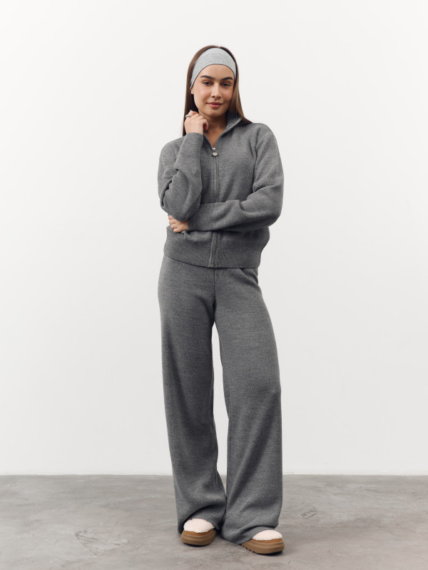 Вязаный костюм 470 "Soft Haven Knit Set - Grey"