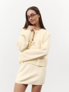 Вязаный костюм с юбкой 469 "Ruby Bow Knit Set - Milk"