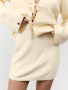 Вязаный костюм с юбкой 469 "Ruby Bow Knit Set - Milk"