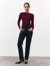 Женские джинсы прямого кроя 479 "Signature Straight Jeans - Black"