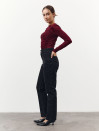 Женские джинсы прямого кроя 479 "Signature Straight Jeans - Black"