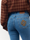 Женские джинсы прямого кроя 479 "Signature Straight Jeans - Blue"