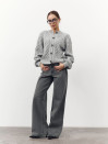 Вязаный кардиган 480 Kozy Cable Cardigan — Grey