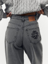 Жіночі джинси широкого крою 468 "Flow Wide Jeans — Grey"