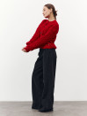 Женские джинсы широкого кроя 468 "Flow Wide Jeans - Black"