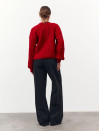 Вязаный кардиган 480 "Cozy Cable Cardigan - Red" Вязаный кардиган 480 "Cozy Cable Cardigan - Red"