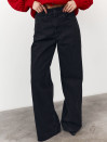 Женские джинсы широкого кроя 468 "Flow Wide Jeans - Black"