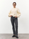 Женские джинсы прямого кроя 479 "Signature Straight Jeans — Grey"