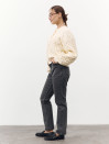 Женские джинсы прямого кроя 479 "Signature Straight Jeans — Grey"