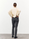 Женские джинсы прямого кроя 479 "Signature Straight Jeans — Grey"