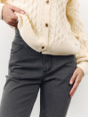 Женские джинсы прямого кроя 479 "Signature Straight Jeans — Grey"