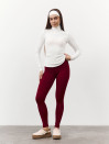 Утепленные лосины с высокой талией 459 "Warm Shape Leggings - Burgundy" Утепленные лосины с высокой талией 459 "Warm Shape Leggings - Burgundy"