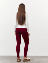 Утепленные лосины с высокой талией 459 "Warm Shape Leggings - Burgundy" Утепленные лосины с высокой талией 459 "Warm Shape Leggings - Burgundy"