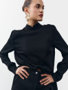 Черный женский костюм с брюками и туникой Noir Line Suit 464 Черный женский костюм с брюками и туникой Noir Line Suit 464