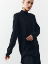 Черный женский костюм с брюками и туникой Noir Line Suit 464 Черный женский костюм с брюками и туникой Noir Line Suit 464