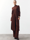 Женский костюм с брюками и туникой Noir Line Suit 464 в шоколадном цвете. Женский костюм с брюками и туникой Noir Line Suit 464 в шоколадном цвете.