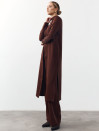 Женский костюм с брюками и туникой Noir Line Suit 464 в шоколадном цвете. Женский костюм с брюками и туникой Noir Line Suit 464 в шоколадном цвете.