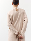 Женский бежевый костюм с брюками и туникой Noir Line Suit 464