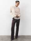 Блуза 458 Tencel Drape из тенсела в цвете айвори