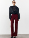 Черная блуза 458 Tencel Drape из тенсела Черная блуза 458 Tencel Drape из тенсела
