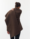 Кашемировое пальто «Cape» – 457 шоколадное Кашемировое пальто «Cape» – 457 шоколадное