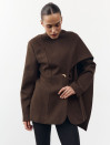 Кашемировое пальто «Cape» – 457 шоколадное Кашемировое пальто «Cape» – 457 шоколадное