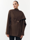 Кашемировое пальто «Cape» – 457 шоколадное Кашемировое пальто «Cape» – 457 шоколадное