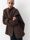 Кашемировое пальто «Cape» – 457 шоколадное Кашемировое пальто «Cape» – 457 шоколадное